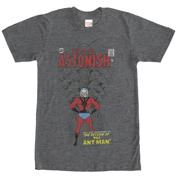 Men's Marvel Ant-Man Shrinking Tales to Astonish  Graphic Tee Charcoal Heather Small