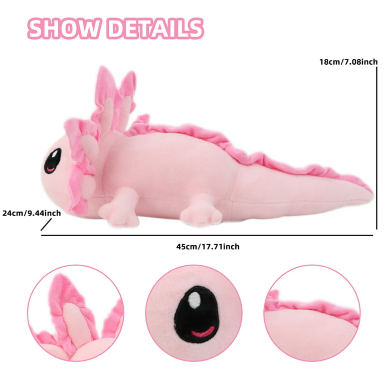 Axolotl Salamander Stuffed Animal Plush Toy Soft Plush Birthday Gifts 45cm