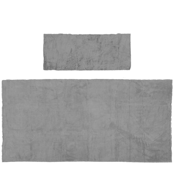 OUNONA 1 Set Grey Coral Fleece Bath Towel Soft Comfortable and Wear-Resistant Bathroom Linen