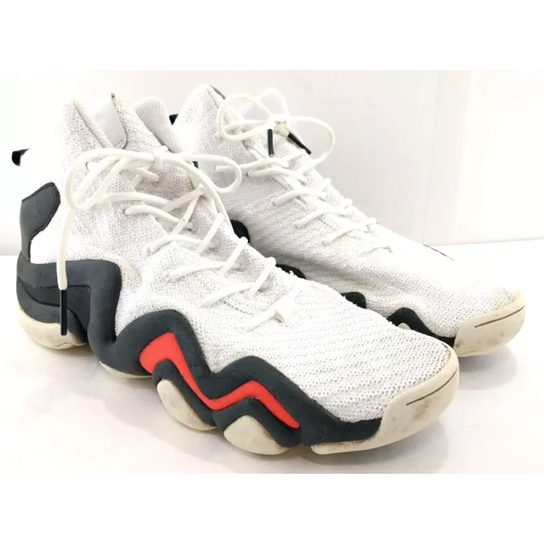 Adi - das mens athletic shoes sneakers Size 9 M White fabric upper NICE CONDITION