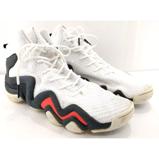 Adi-das mens athletic shoes sneakers Size 9 M White fabric upper NICE CONDITION