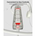thumbnail image 3 of HW02 USB Headset with Microphone Noise Cancelling Built-in Control, Lightweight Computer Headset for Laptop, On-Ear, 3 of 5