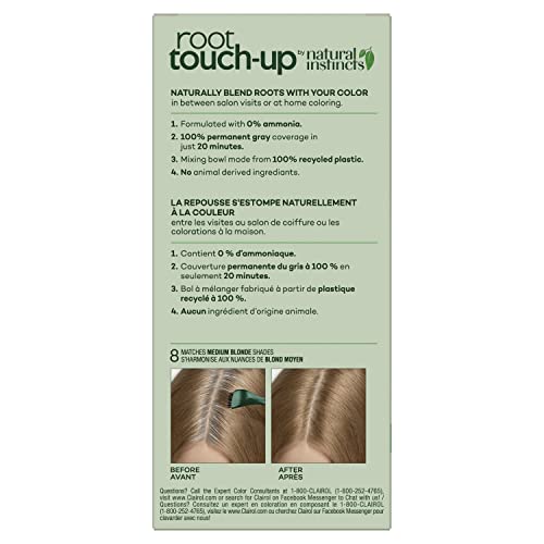 Clairol Root TouchUp by Natural Instincts, AmmoniaFree Permanent Hair