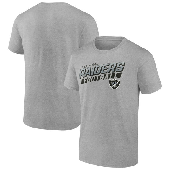 Men's Fanatics Heather Gray Las Vegas Raiders To The Wire T-Shirt