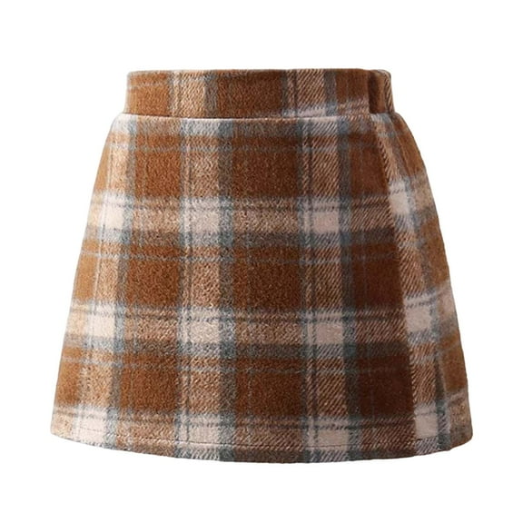 Zshosam Skorts for Girls Girls Casual Mini High Waist Stretchy Flared Pleated Skater Uniform Skirts Size 4T 5T,(B 4-5 Years)