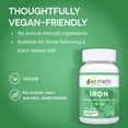 thumbnail image 6 of EZ Melts Iron - Supplement for Daily Energy & Iron Support - With Vitamin C - No Artificial Flavors - Non-GMO & Vegan - Zesty Orange - 90 Dissolvable Tablets (90 Servings), 6 of 7