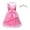 C, variant on Glinda Costume with Crown with Bag for Girls Halloween Good Witch Cosplay Tulle Dress, Size 4-5