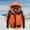 Orange, variant on Lolmot Unisex Waterproof Coat Mountain Snow Windproof Ski Jacket Detachable Hood Fleece Parka Rain Jackt Winter Coat Raincoats