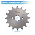 thumbnail image 3 of 520 Estilo 16t Dientes 20mm Id Motor Frontal Piñón Juego para Motocicleta, 3 of 6