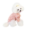 thumbnail image 2 of SPRING PARK Autumn Small Dog Shirts Cotton Pet T Shirt Cute Print Puppy Vest Clothes Undershirt for Pet, 2 of 7
