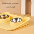 WINDLAND Cat Bowl Tilted Food Bowl AntiVomit Small Dogs Feeding Double