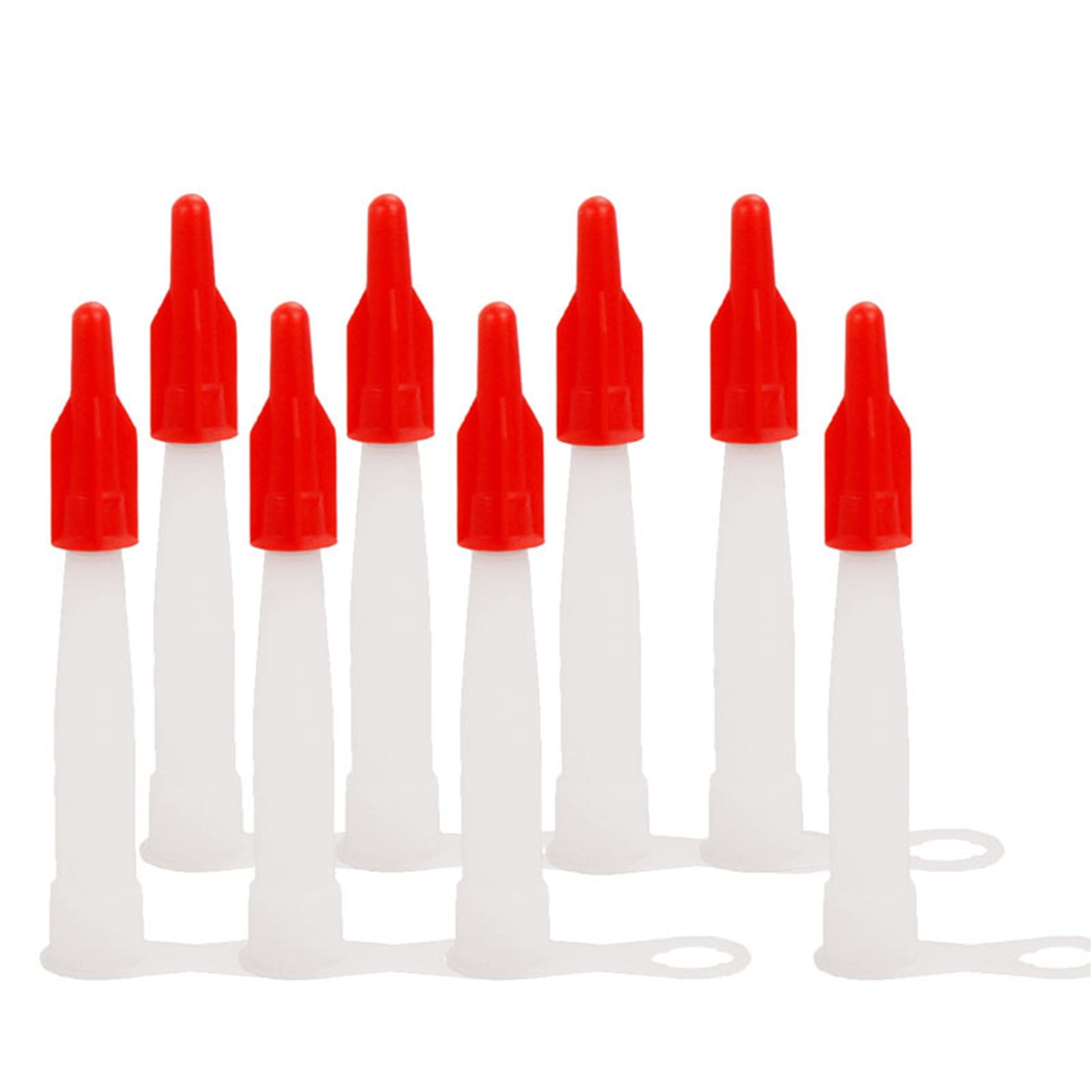 8 pieces/set Sausage Caulking Gun Tips Cone Trowel Nozzles Caulk Nozzle