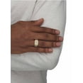 thumbnail image 4 of PalmBeach Jewelry Men's Pave Diamond Multi-Row Grid Ring 1/6 TCW in 18k Gold-Plated or Platinum-Plated Sterling Silver, 4 of 6