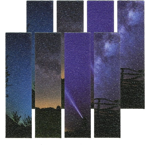 Zen Strips for Anxiety Relief and Focus, 8 Sensory Strips, Sandy Texture, Nature, Tactile Fidget S6