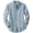 Green-plaid, variant on sogami Men's Striped Oxford Shirt Casual Long Sleeve Button Down Shirt