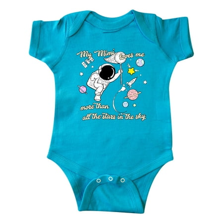

Inktastic My Mimi Loves Me Gift Baby Boy or Baby Girl Bodysuit