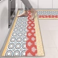 thumbnail image 2 of Kitchen Rugs Sets Of 2,Colorful Geometric Striped Pattern Anti Fatigue Kitchen Mat Rugs Non Slip Washable,Decorative Kitchen Floor Mats for Kitchen,Sink,Laundry,17"X47", 2 of 5