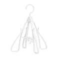 thumbnail image 1 of Siruishop Shoe Drying Rack Foldable 360 degree Rotatable Hold 4 Multifunctional Shoes Hanger white, 1 of 8