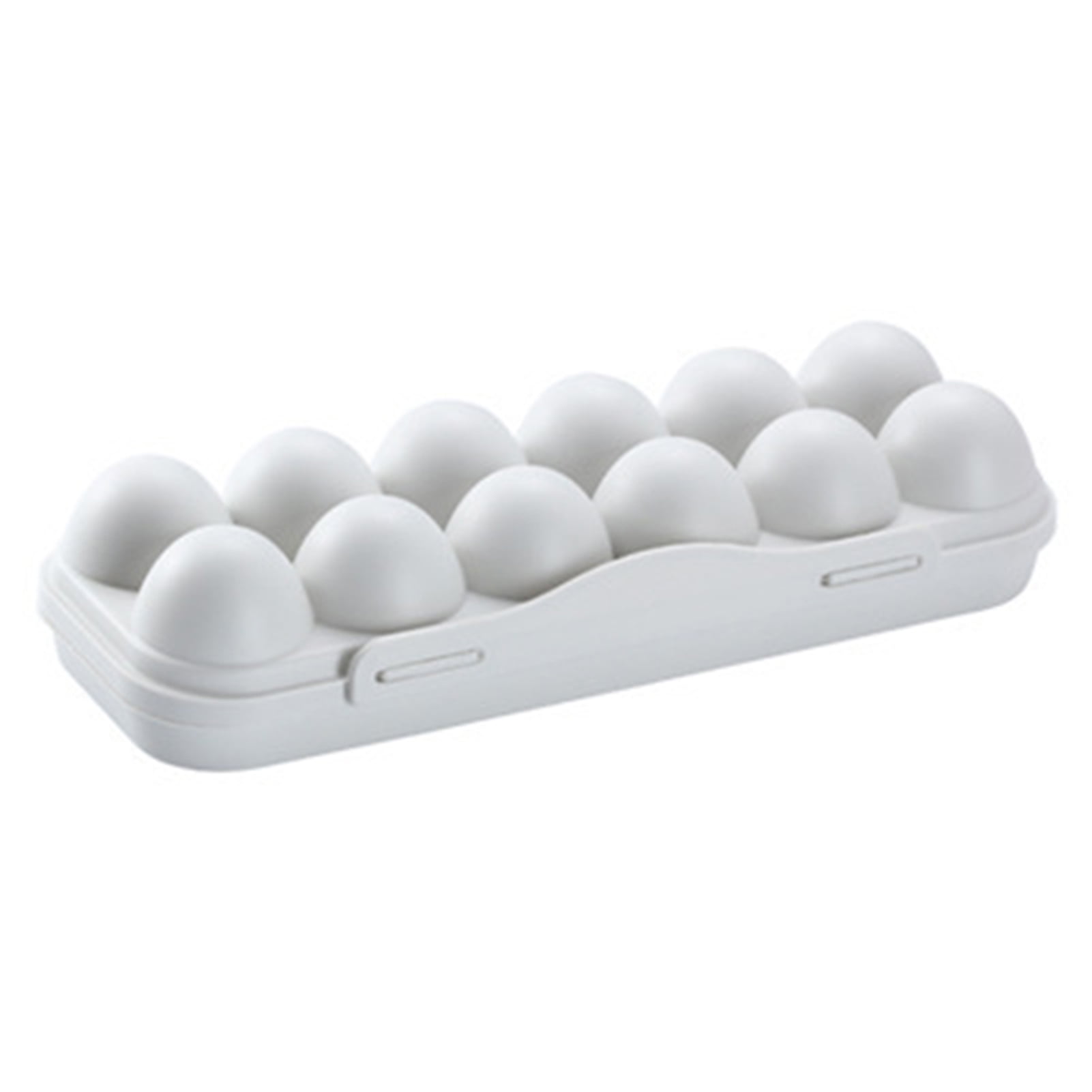12/18 Grids Eggs Tray Holder Fridge Safe Egg Storage Box Home Storage Containers