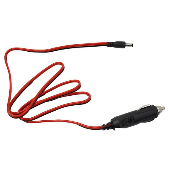12V Dc 5.5Mm X 2.1Mm Car Cigarette Lighter Power Supply Adapter Charger Cable Fangkenuo