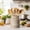 Taupe, variant on Ceramic Farmhouse Utensil Holder for Kitchen Counter, Large Rustic Utensil Crock, Countertop Cooking Tool Spatula Organizer, 6.75” (Red)