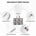 thumbnail image 5 of Kdxio Dog File Tote Document Bag Business Briefcase Bag Document Organizer Tote Briefcase for Letter A4 Files Business Teacher Office Bag, 5 of 8