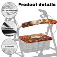 thumbnail image 5 of HELLHERO Seat Back Cover Hedgehog Maple Leaf Rollator Walker Cover and Seniors Adult Removable and Washable Non-Slip Fit for Senior, 5 of 7