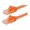 Orange, variant on Monoprice Cat5e Ethernet Patch Cable - 50 Feet - Black | Network Internet Cord - Snagless RJ45, Stranded, 350Mhz, UTP, Pure Bare Copper Wire, 24AWG - Flexboot Series