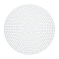 thumbnail image 1 of Uxcell 30Pcs 4.5" Hoja de lienzo de malla de plástico 13 cuentas de lienzo en blanco para bordado manual blanco, 1 of 5