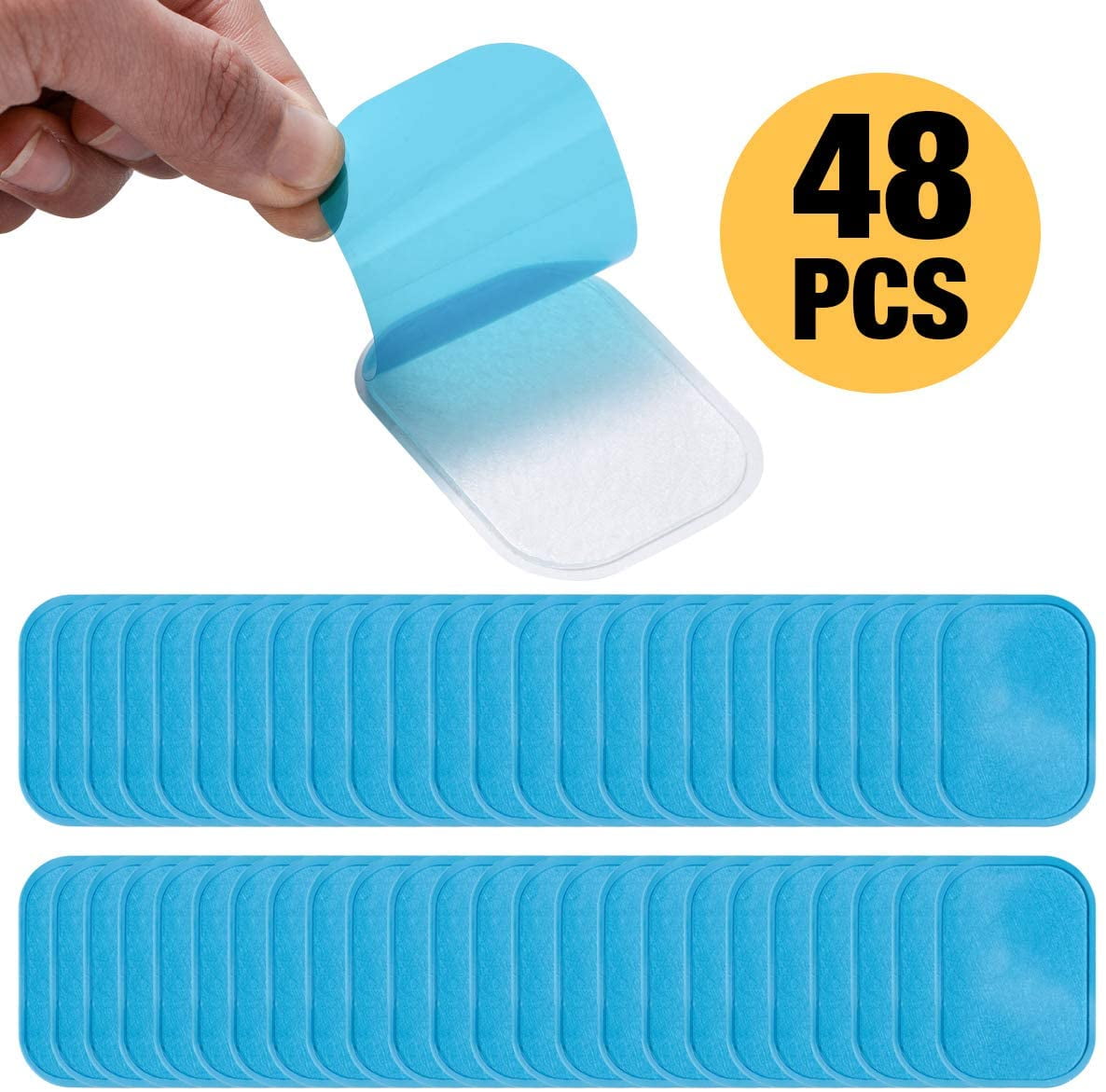 48 Pieces Gels Pad For Ems Trainer Abdominal Trainer Electrical Muscle