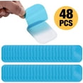 thumbnail image 1 of 48 Pieces Gels Pad For Ems Trainer Abdominal Trainer Electrical Muscle Stimulation, Abs Trainer Replacement Gel Sheet Replacement Pad, 48 Sheets Ab Flex Gel Ems Pad (2 Pieces / Bag), 1 of 7