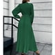 thumbnail image 4 of Vestido de línea A,Vestido largo de mujer V Vestido largo de mujer Vestido largo plisado de línea A Características de vanguardia, 4 of 6