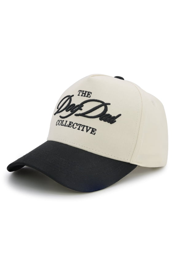 Dog Dad Trucker Hat for Men, Dog Lovers Gift for Birthday Father's Day from Wife Daughter Son, Vintage Two-Tone 3D Embroidery Baseball Cap for Casual Wear