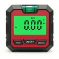 thumbnail image 1 of Inclinomètre Numérique Magnétique LCD Rouge Jauge d'Angle Protracteur, Mesure Précise, 1 of 6