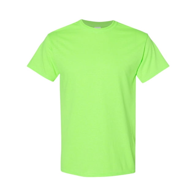 Heavy Cotton T-Shirt, 2XL, Neon Green