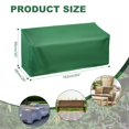 thumbnail image 2 of Uxcell Sac de Rangement pour Table Pliante, Sac de Rangement Robuste et Imperméable pour Chaise Pliante à Gravité Zéro Vert 64"L x 26"W x 35"T, 2 of 7