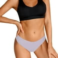 thumbnail image 1 of B91xZ Strings pour Femmes Culottes Invisibles Extensibles Douces, S Gris, 1 of 5
