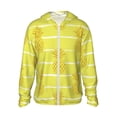 thumbnail image 1 of Vsdgher Chandails à Capuchon pour Adultes à Imprimé Ananas Doré Maillot Dermoprotecteur pour Hommes Femmes, Chandails de Pêche à Manches Longues avec Protection Solaire pour Course Athlétique Natation - X-Grand, 1 of 7