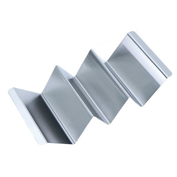 BigTiny Stainless Steel Taco Holder Tortilla Serving Rack Reusable Taco Plates Burrito Rack for Kitchen Restaurant