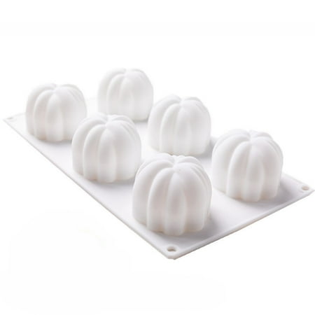 

6 Even Christmas Cake Mold White Silica Gel Cake Dessert Mold