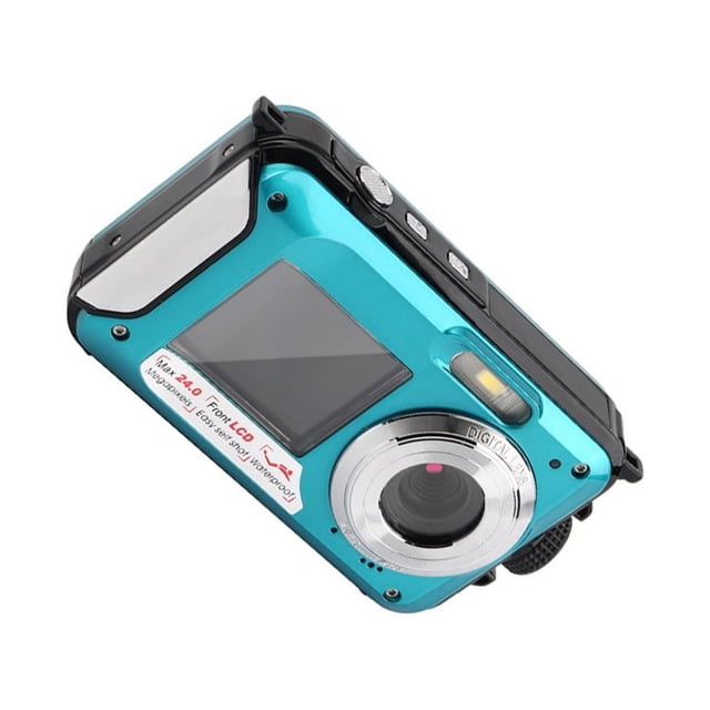 Matsuzay Cámara digital 1080P Videocámara de pantalla dual 24MP Foto 16X 2.7 pulgadas Carga USB grande Cámaras de alta definición bajo el Electrónica
