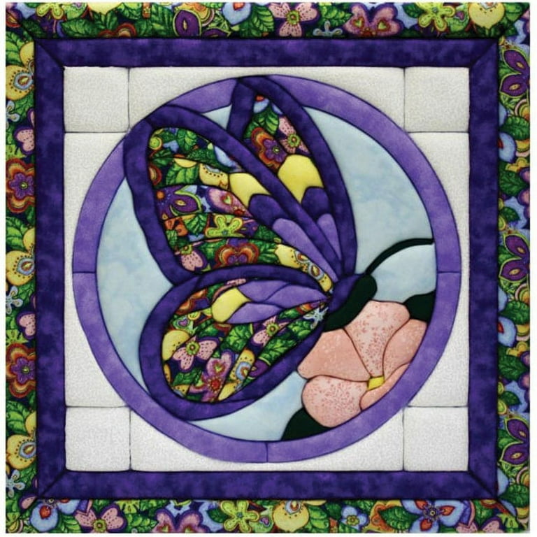 Quilt Magic Monarch Butterfly No-Sew Quilt Kit