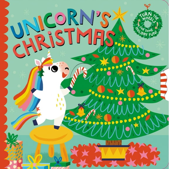 Pre-Owned Unicorn's Christmas: Turn the Wheels for Some Holiday Fun! (Board book) 0593374851 9780593374856