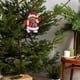 thumbnail image 5 of Decoraciones Del Árbol de Navidad Colgante Del Árbol de Navidad, Colgante de Figurina de Paño de Navidad, Colgante de Muñeca de Muñeco de Muñeco de Nieve de Santa Claus Bailando Rojo a Ajedrez, Adecua, 5 of 6