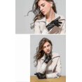 thumbnail image 4 of Women Leather Gloves Winter Warm Real Lambskin Lined Driving Gloves Premium Y2, 4 of 5
