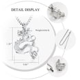 thumbnail image 3 of Cremation Jewelry for Ashes Stainless Steel Dragon Urn Necklace Keepsake Human Pet Ashes Holder Memorial Pendant for Women Men, 3 of 5