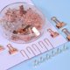 thumbnail image 3 of Clip metálico para papel - Oro rosa Xemadio HMHZ599-3, 3 of 6
