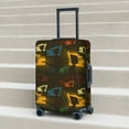 thumbnail image 6 of Pofeuu Monochrome Excavators Print Luggage Suitcase Cover Protector Luggage Washable Covers Aesthetic for 18/24/28/32 inch Luggage（No luggage included）-Large, 6 of 7