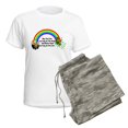 thumbnail image 5 of CafePress - May You Never Want Women's Light Pajamas - Women's Short Sleeve Print T-Shirt and Pants Light Cotton Pajama Set, 5 of 7