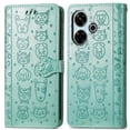 thumbnail image 1 of Funda Cartera FOXDOCK para Xiaomi Redmi 13 4G , Flip PU con Relieve de Gatos y Perros, Tarjetero y Soporte, 1 of 6